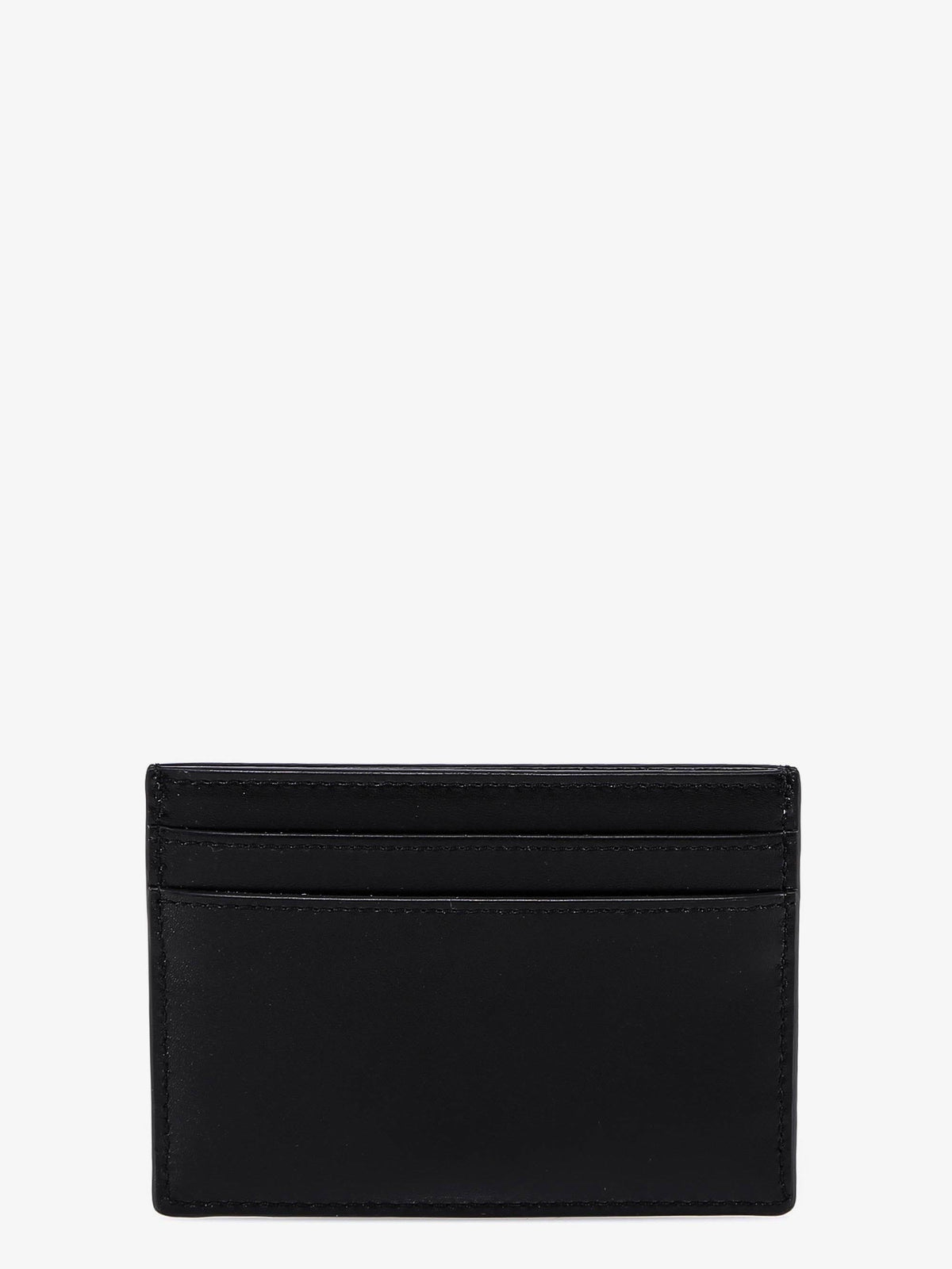 Saint Laurent Cassandre leather card holder - Nero