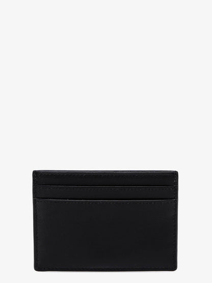 Saint Laurent Cassandre leather card holder - Nero
