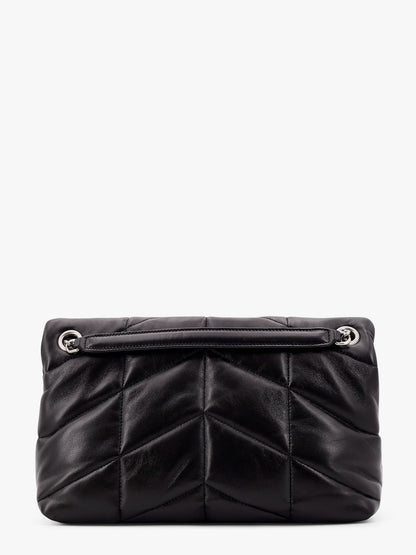Saint Laurent Puffer matelassé leather crossbody bag - Nero