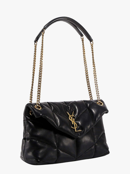 Saint Laurent Loulou Puffer matelassé leather crossbody bag - Nero