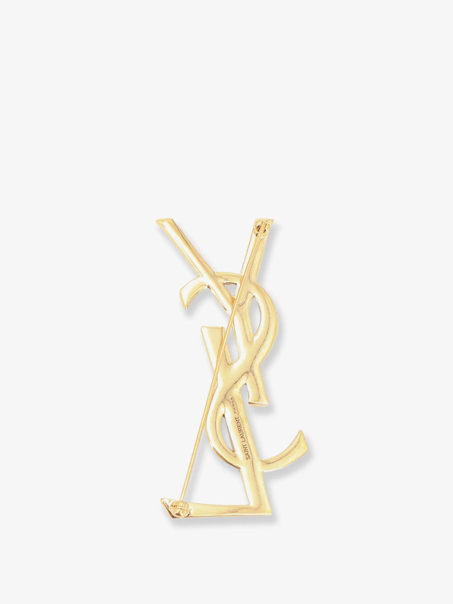 SAINT LAURENT - Brass Serpente Brooch