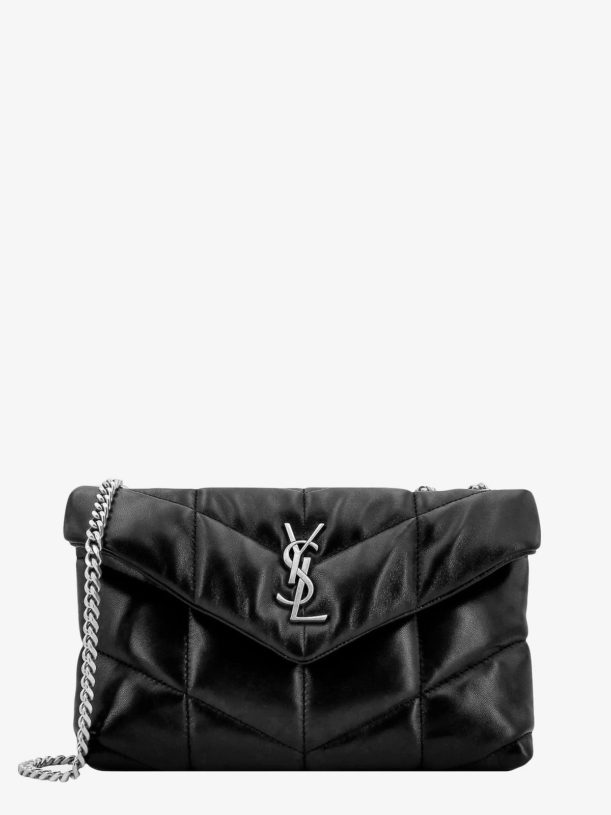 Saint Laurent Loulou Puffer Toy matelassé leather crossbody bag - Nero