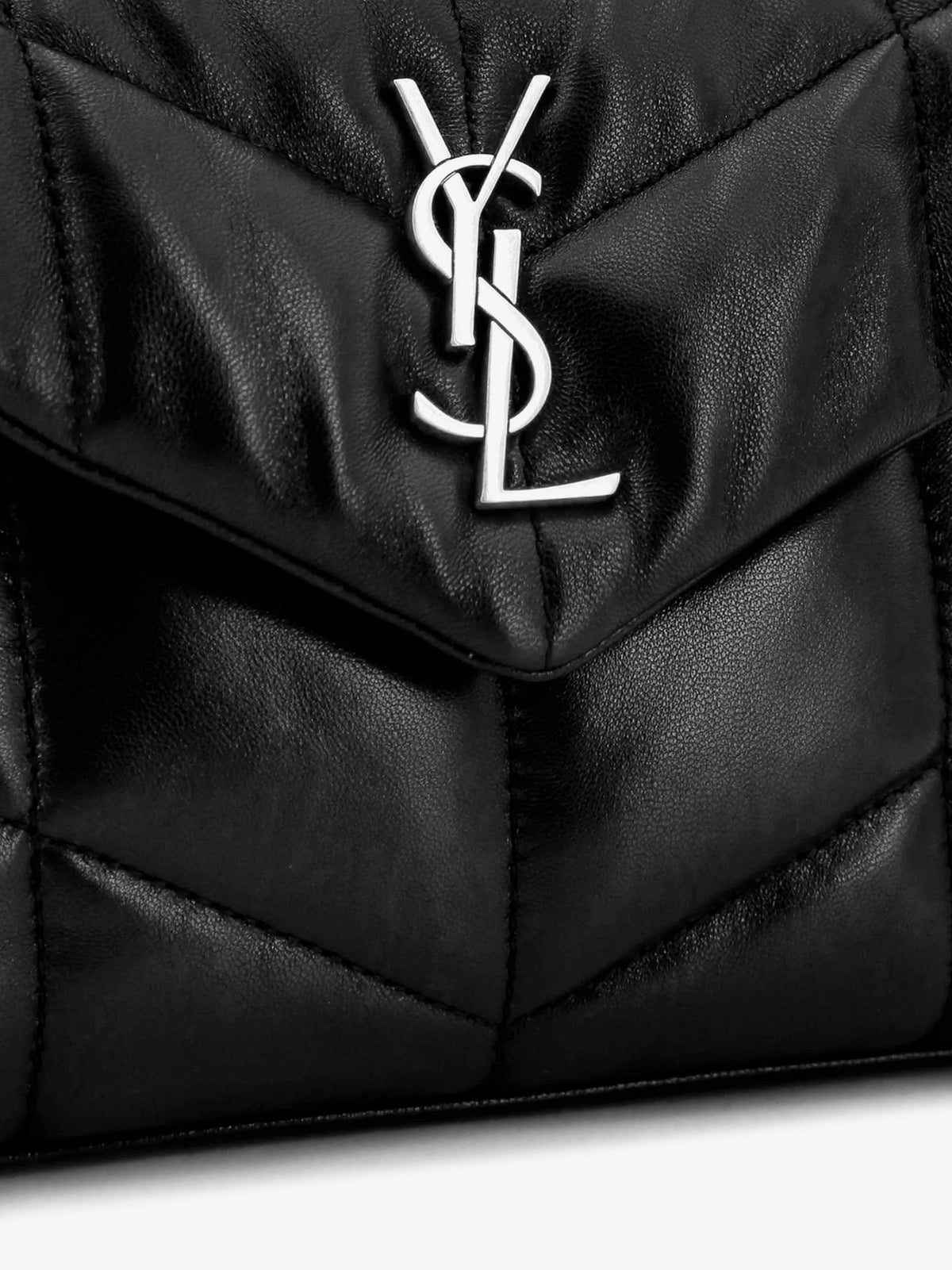 Saint Laurent Loulou Puffer Toy matelassé leather crossbody bag - Nero