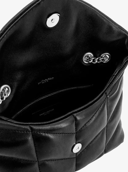 Saint Laurent Loulou Puffer Toy matelassé leather crossbody bag - Nero