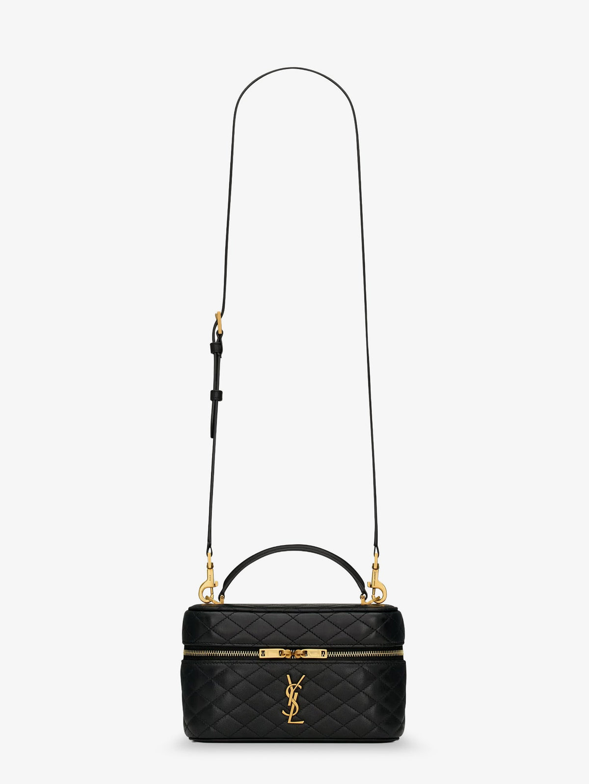 Saint Laurent Gaby Vanity Bag in leather - Nero
