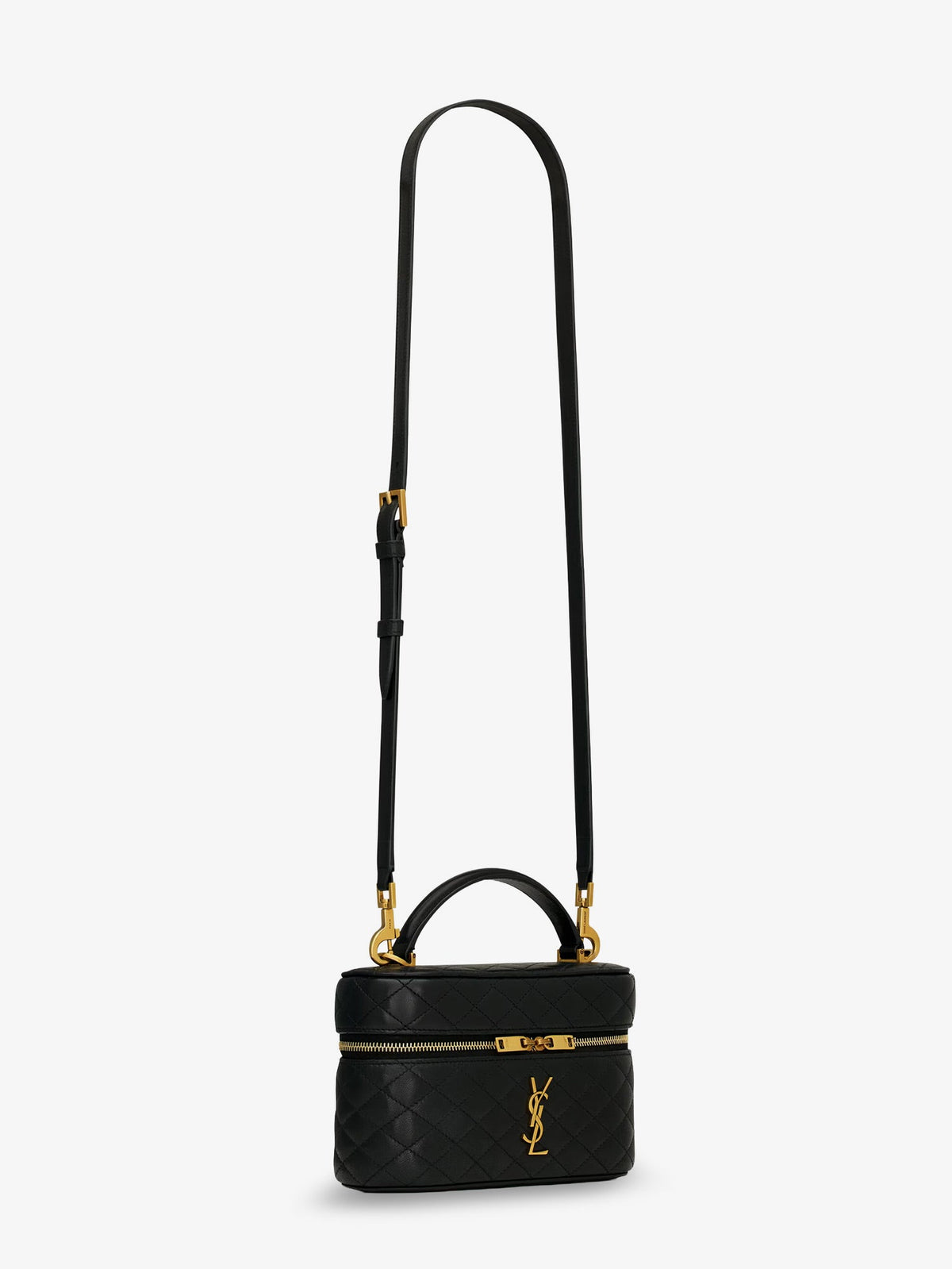 Saint Laurent Gaby Vanity Bag in leather - Nero