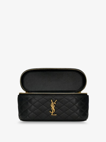 Saint Laurent Gaby Vanity Bag in leather - Nero