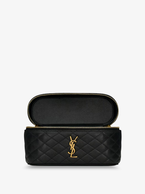 Saint Laurent Gaby Vanity Bag in leather - Nero