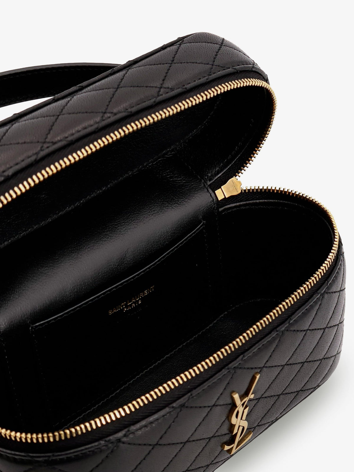 Saint Laurent Gaby Vanity Bag in leather - Nero