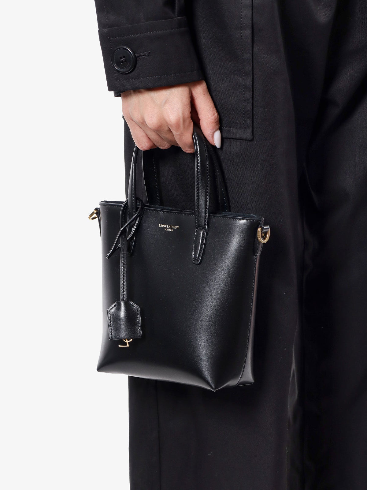 Saint Laurent Mini Toy leather crossbody bag - Nero