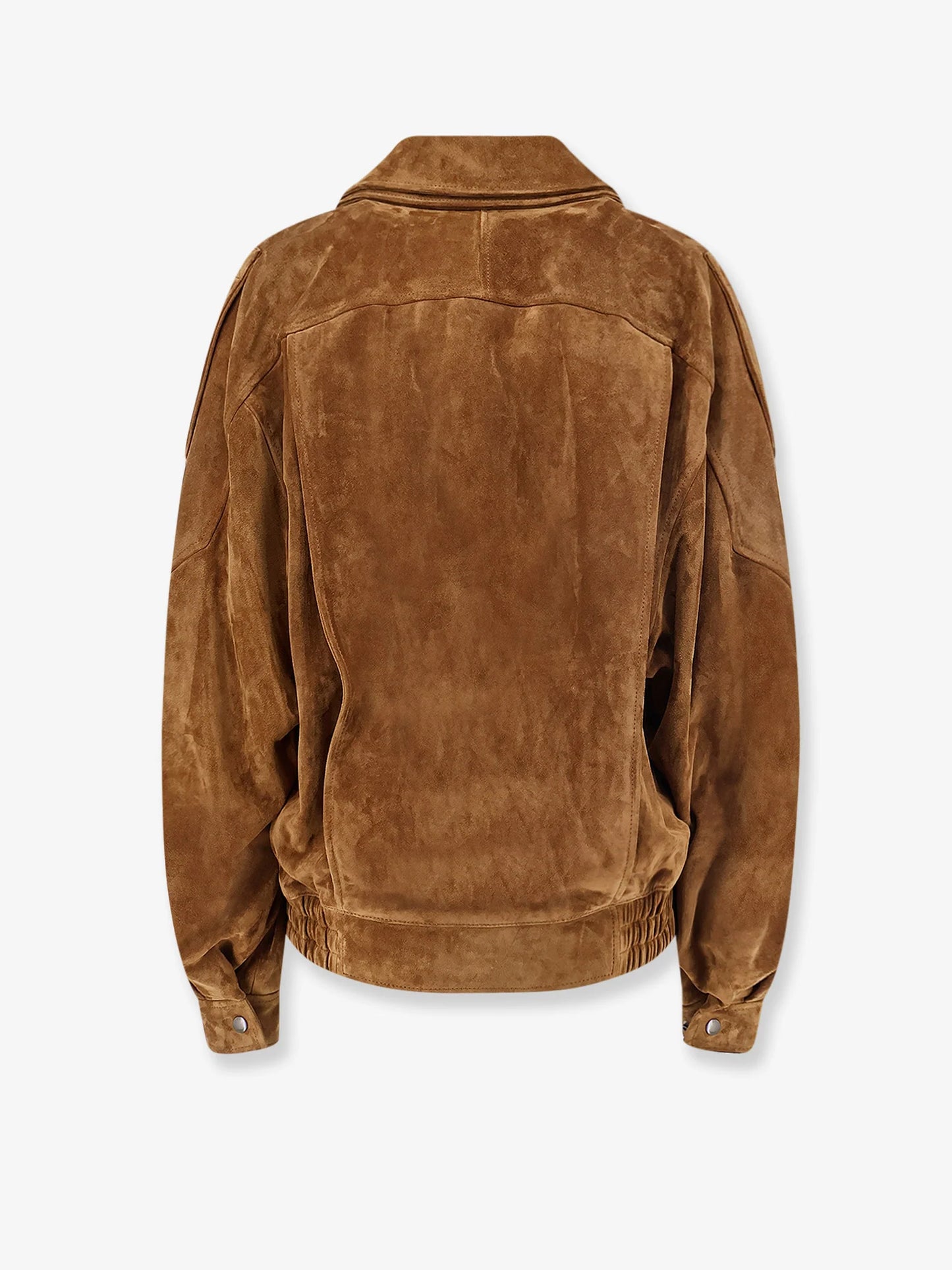 SAINT LAURENT - Oversized vintage split-leather jacket