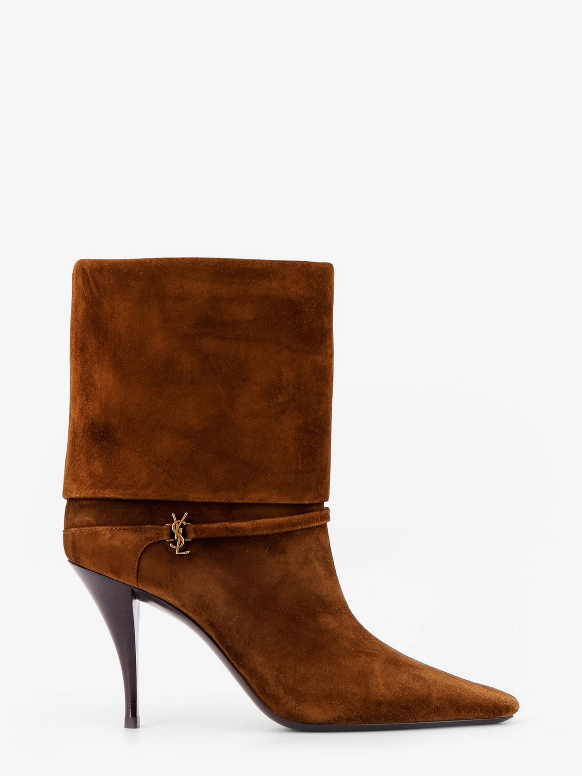 Saint Laurent Vicky 90 suede boots - Land