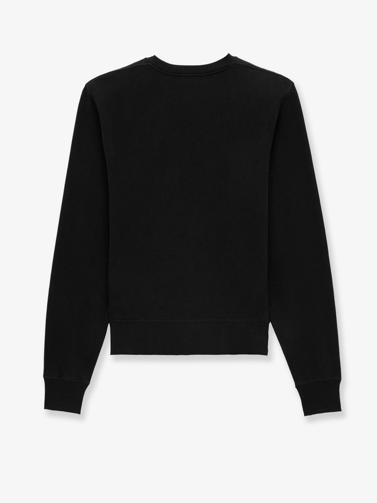 Saint Laurent Certified cotton sweatshirt with Cassandre embroidery - Noir