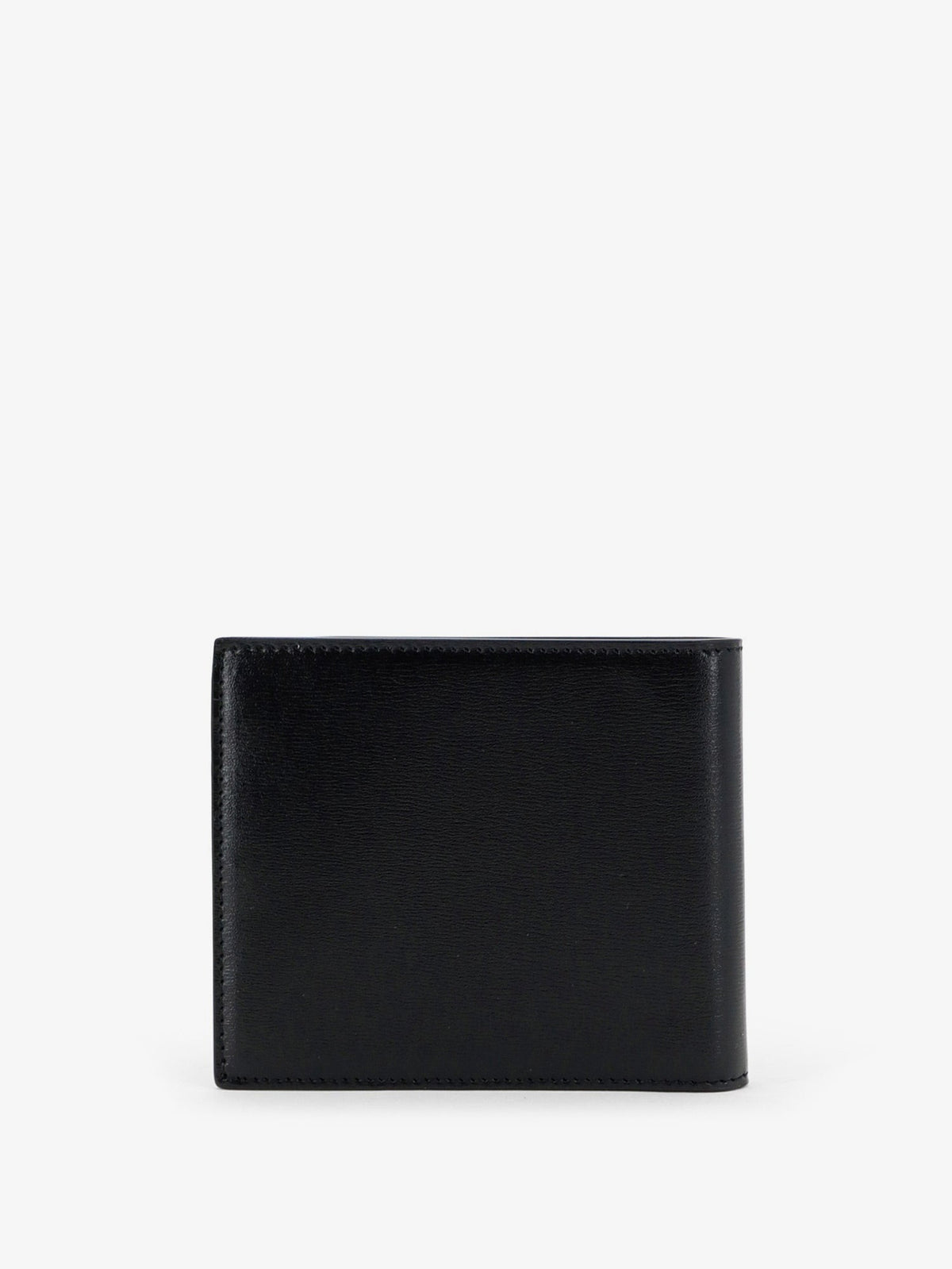 Saint Laurent Tiny wallet in hammered leather - Nero