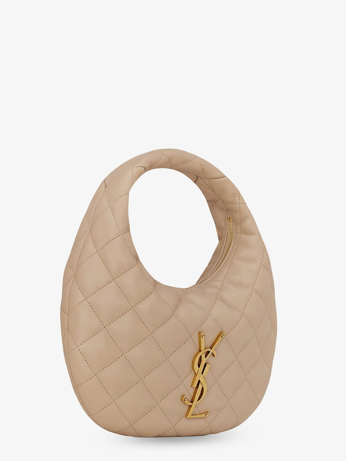 Saint Laurent Icarino leather handbag - Dark Beige