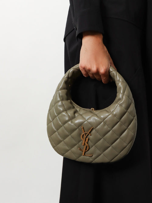 Saint Laurent Icarino leather handbag - Strong Moss