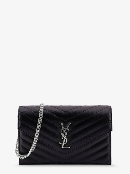 Saint Laurent Envelope leather wallet crossbody bag - Nero