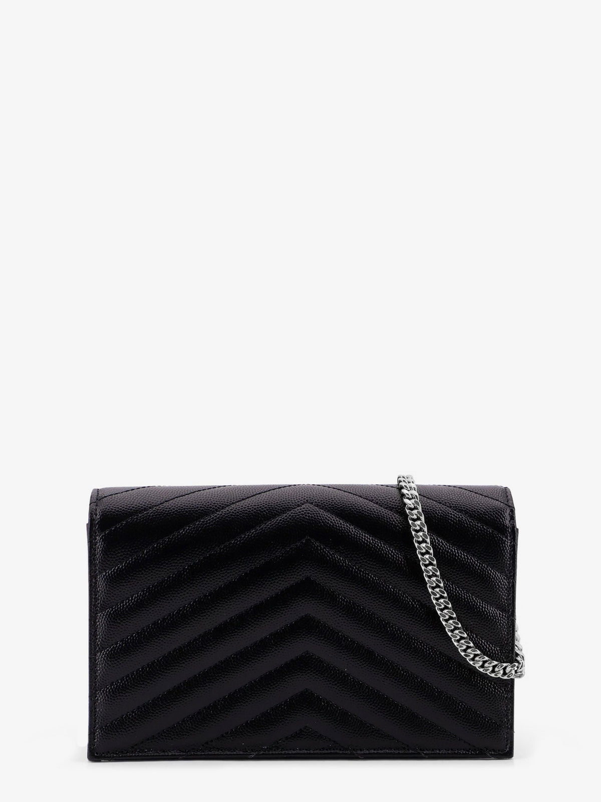 Saint Laurent Envelope leather wallet crossbody bag - Nero