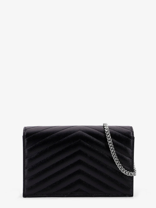 Saint Laurent Envelope leather wallet crossbody bag - Nero