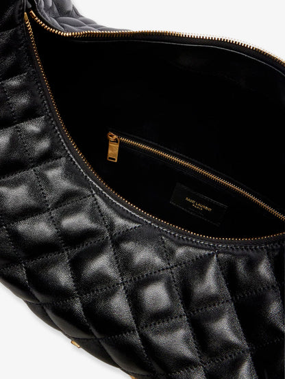 Saint Laurent Icare quilted leather handbag - Nero