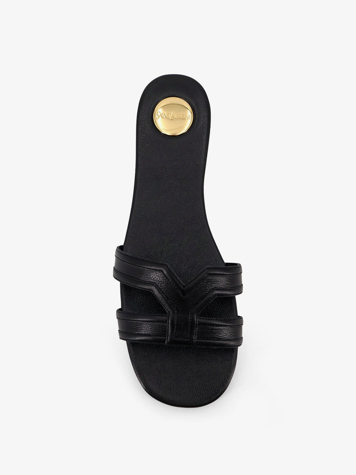 Saint Laurent Mabrouka leather sandals - Nero