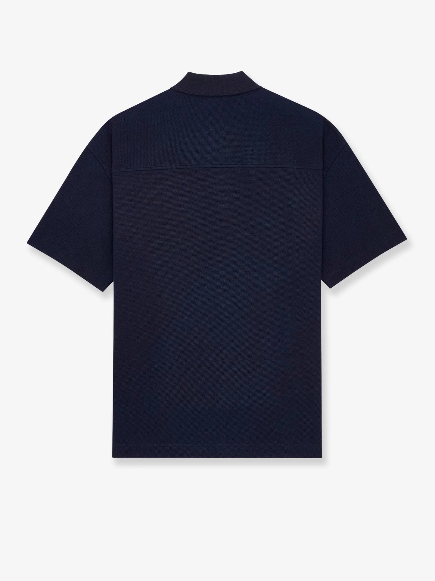 SAINT LAURENT - Piqué cotton polo shirt