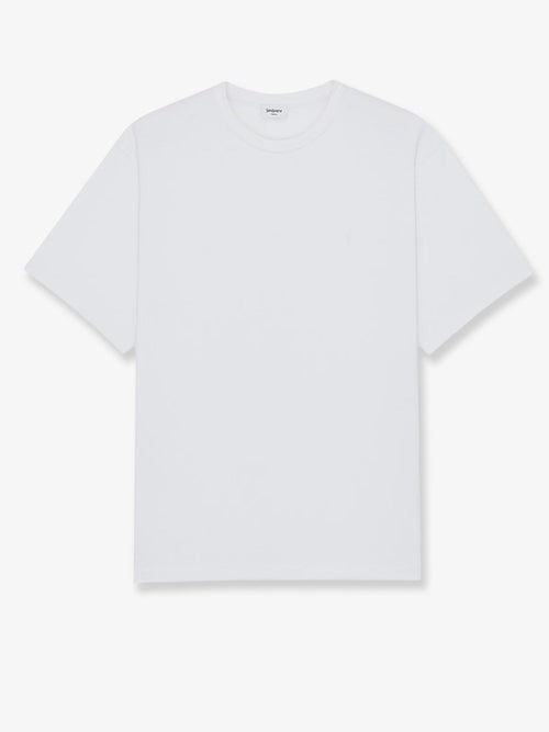 Saint Laurent Certified cotton t-shirt - Biancospino