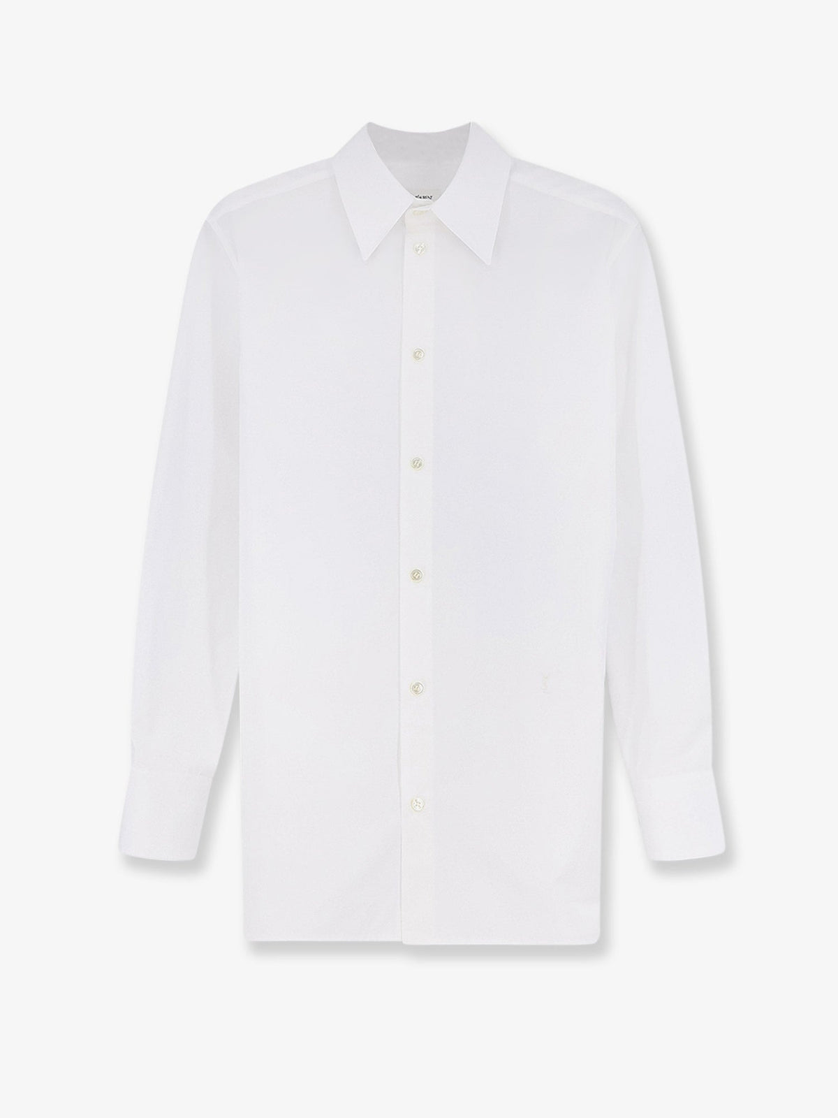 Saint Laurent Cotton shirt with Cassandre embroidery - Blancoptique