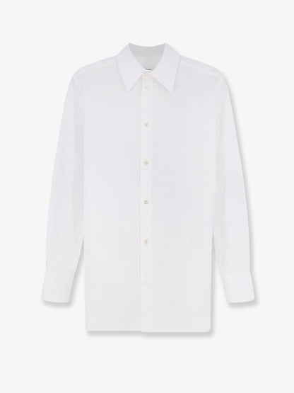 Saint Laurent Cotton shirt with Cassandre embroidery - Blancoptique