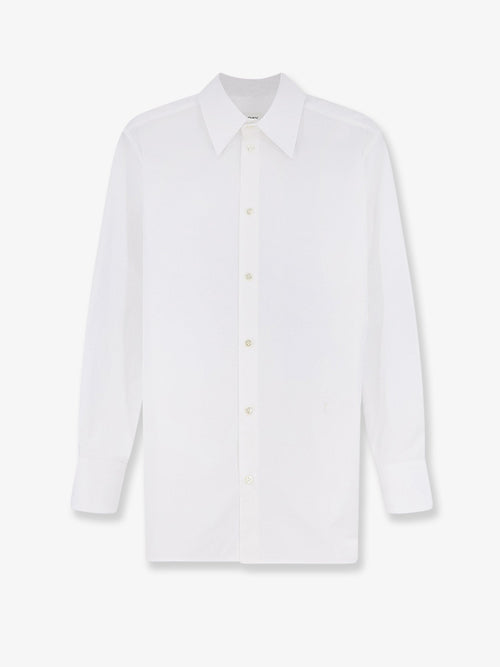Saint Laurent Cotton shirt with Cassandre embroidery - Blancoptique