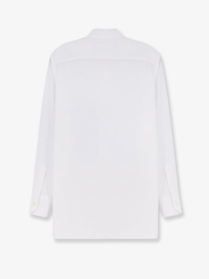 Saint Laurent Cotton shirt with Cassandre embroidery - Blancoptique