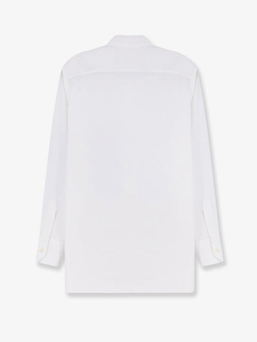 Saint Laurent Cotton shirt with Cassandre embroidery - Blancoptique