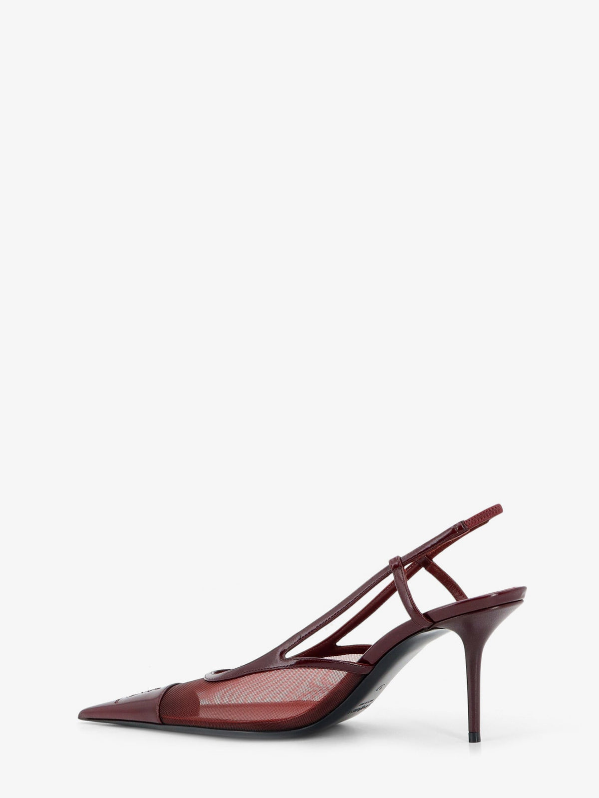 Saint Laurent Renée mesh pump with Cassandre toe - Vintagebordeauxcar