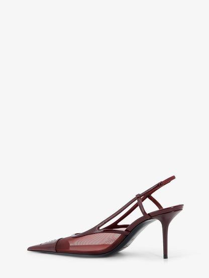 Saint Laurent Renée mesh pump with Cassandre toe - Vintagebordeauxcar