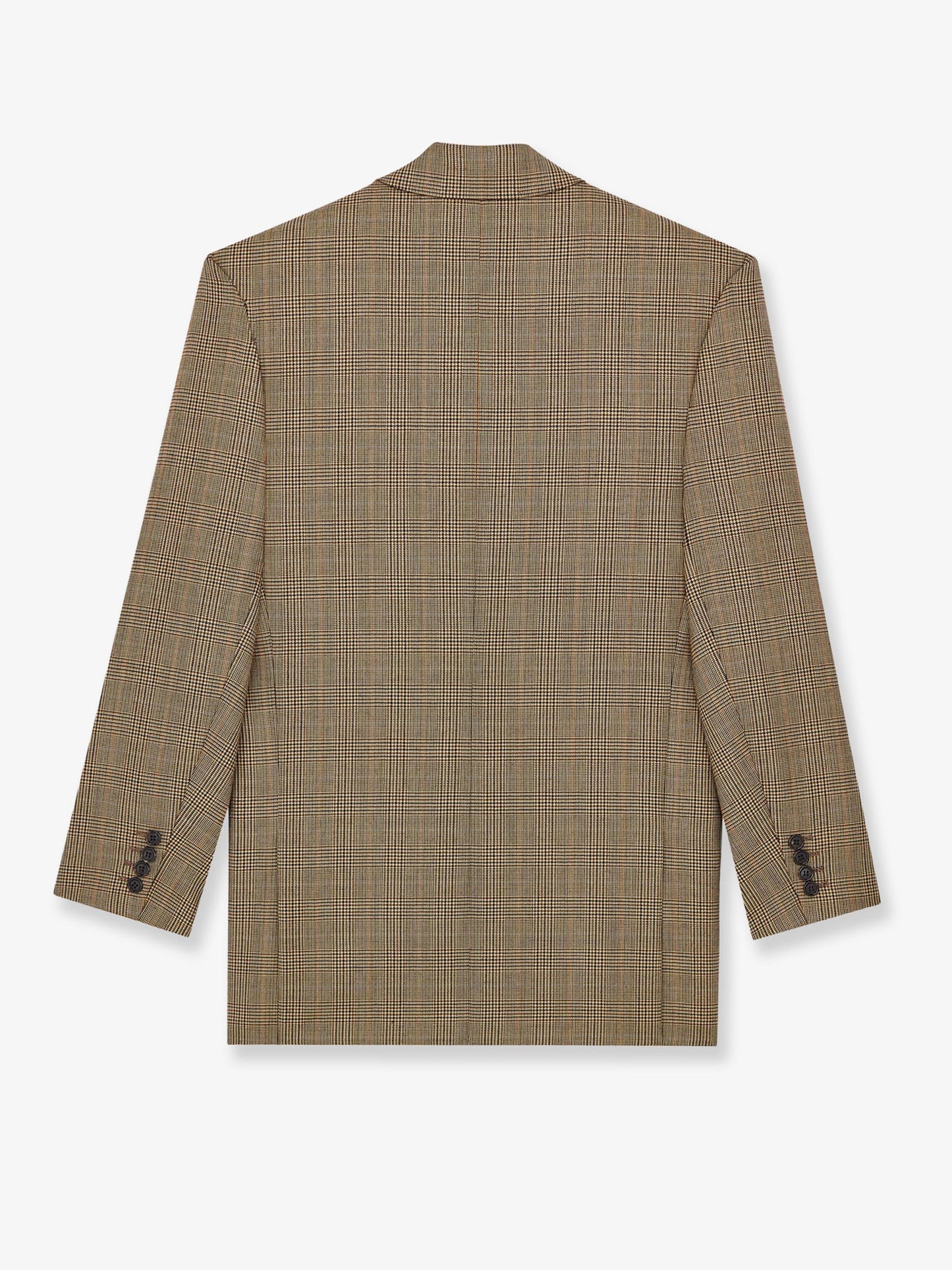 SAINT LAURENT - Prince-of-Wales certified wool blazer