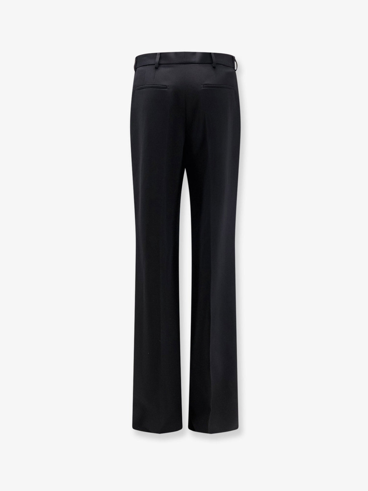 Saint Laurent Fluid tailored certified wool trousers - Noir