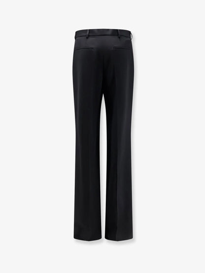 SAINT LAURENT - Fluid tailored certified wool trousers