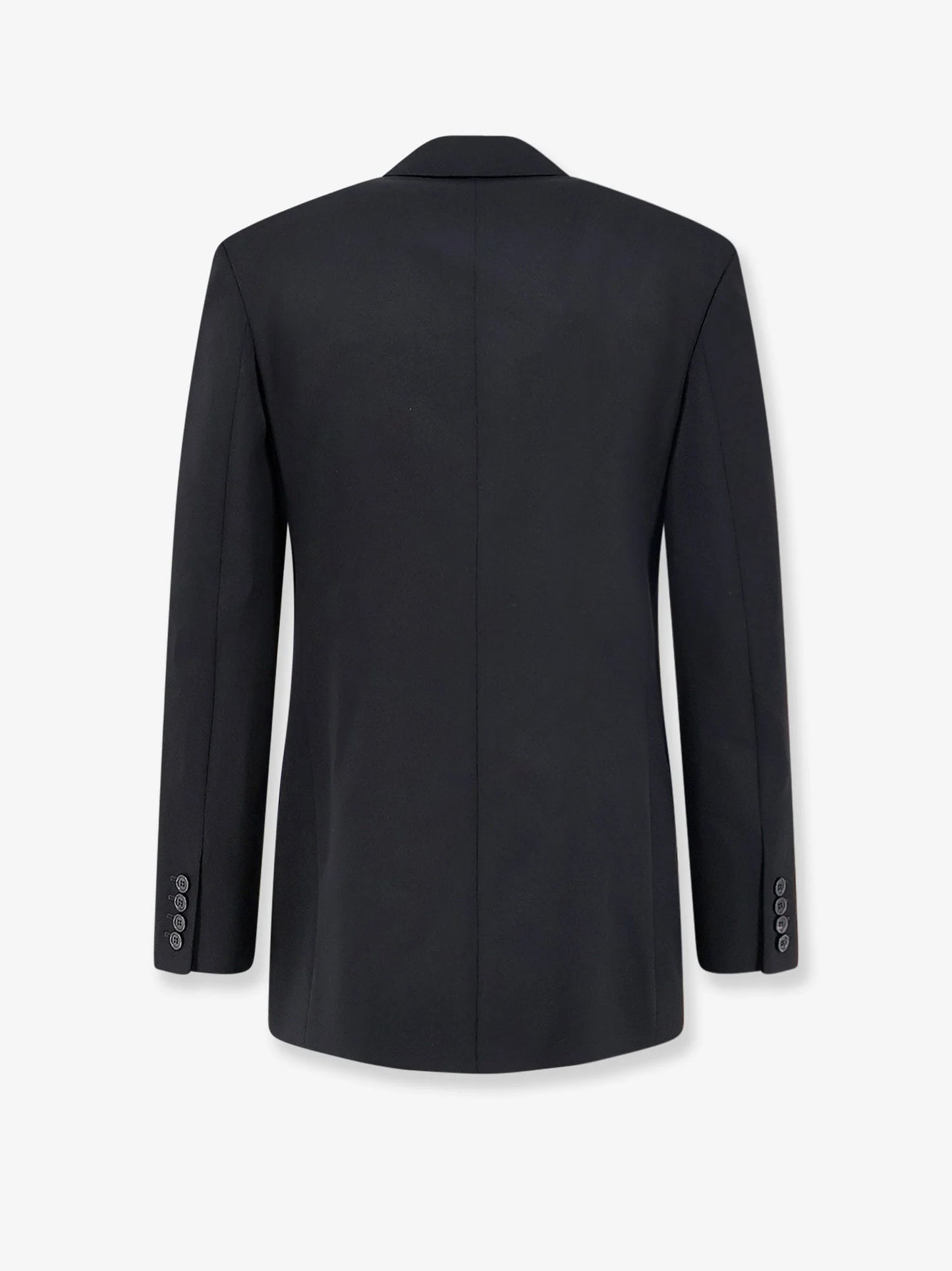 SAINT LAURENT - Single-breasted certified wool blazer