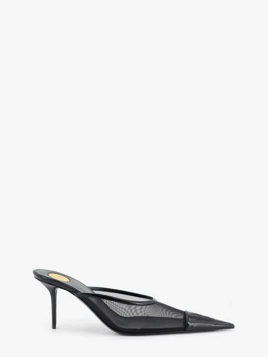 Saint Laurent Renée Mesh Pump With Cassandre Toe
