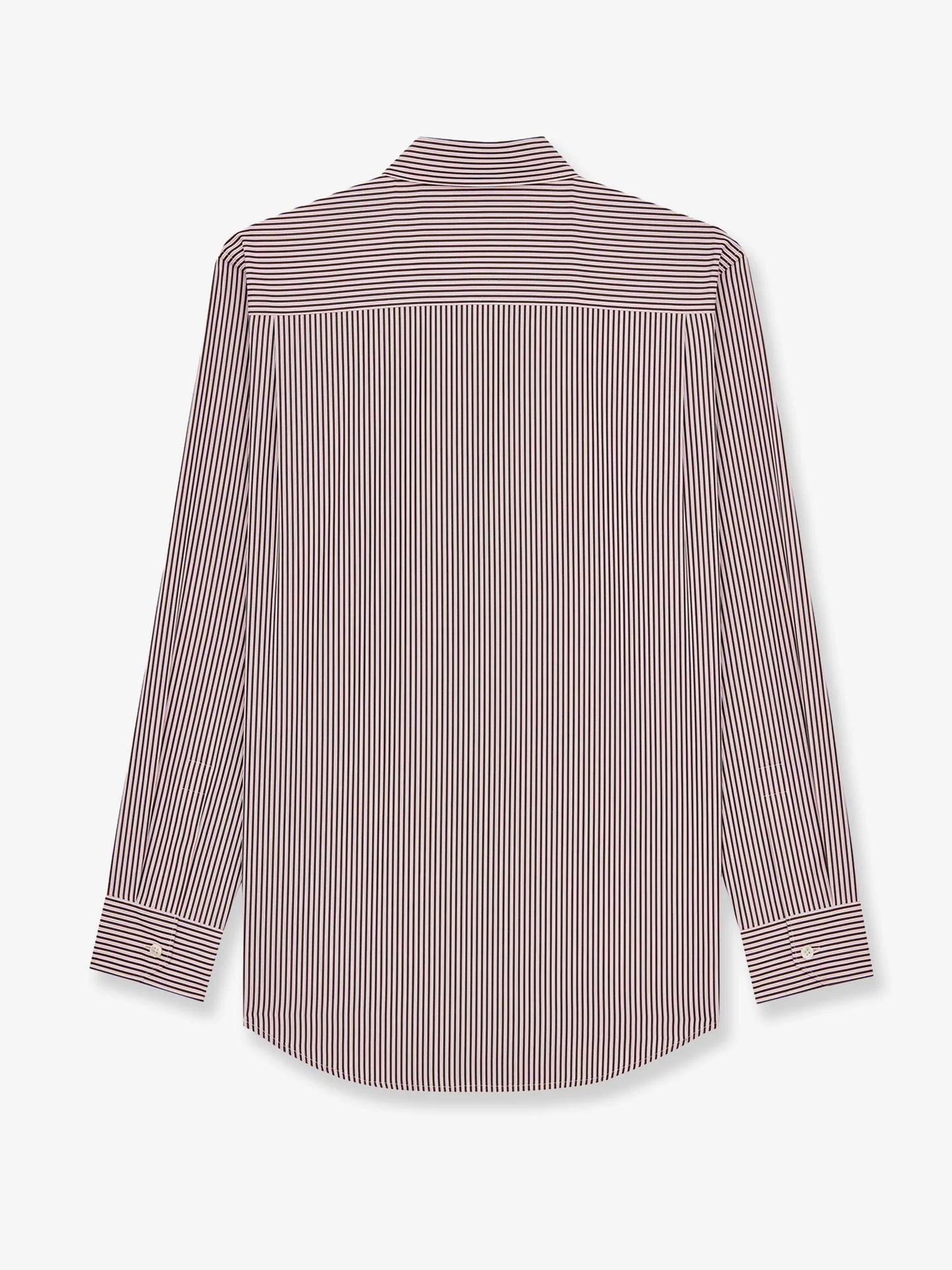 SAINT LAURENT - Cassandre cotton shirt with striped pattern