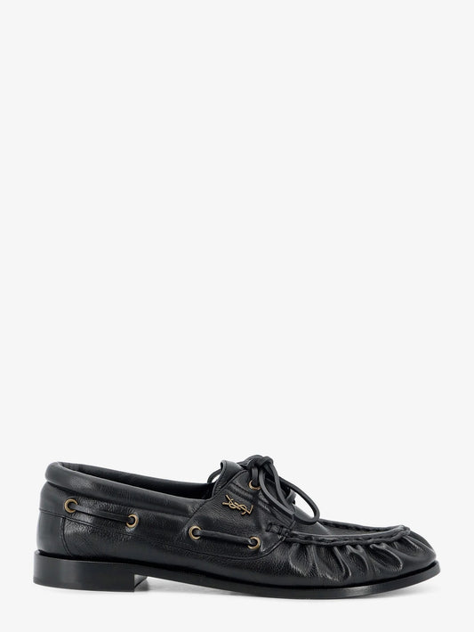 Saint Laurent Le Loafer Bateau Leather Loafers