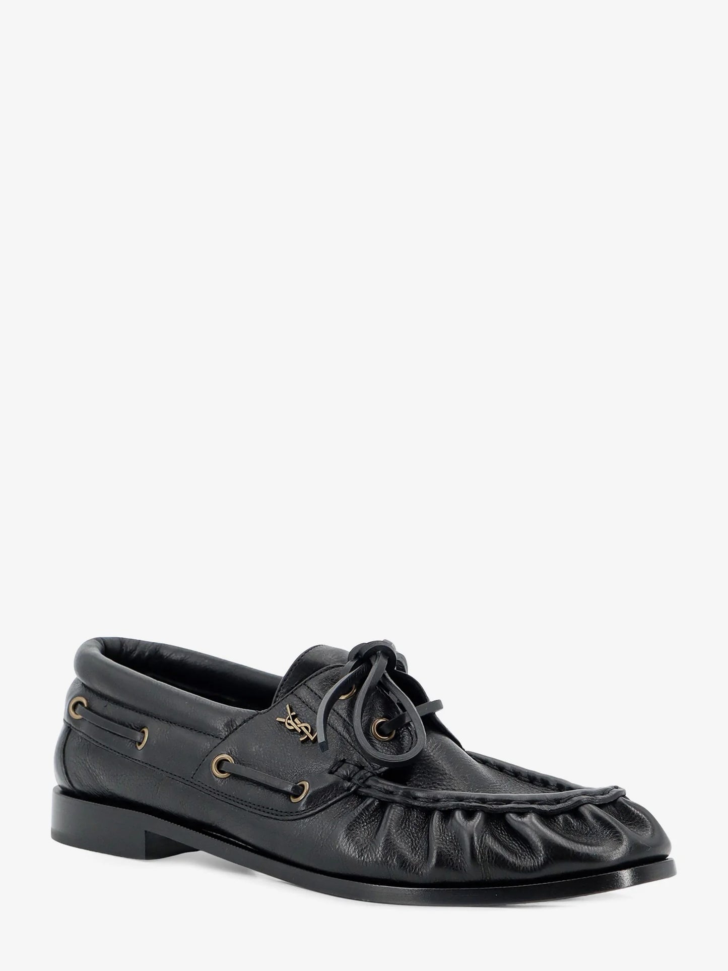 SAINT LAURENT - Le Loafer Bateau leather loafers