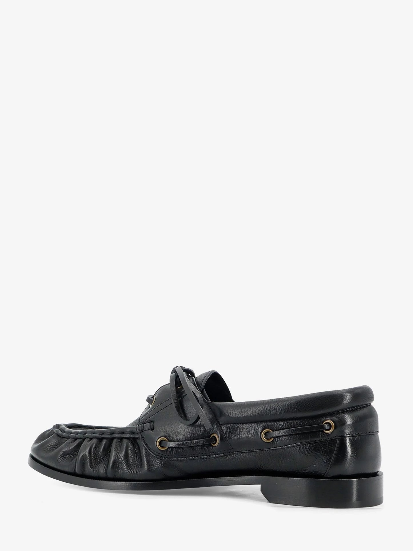 SAINT LAURENT - Le Loafer Bateau leather loafers