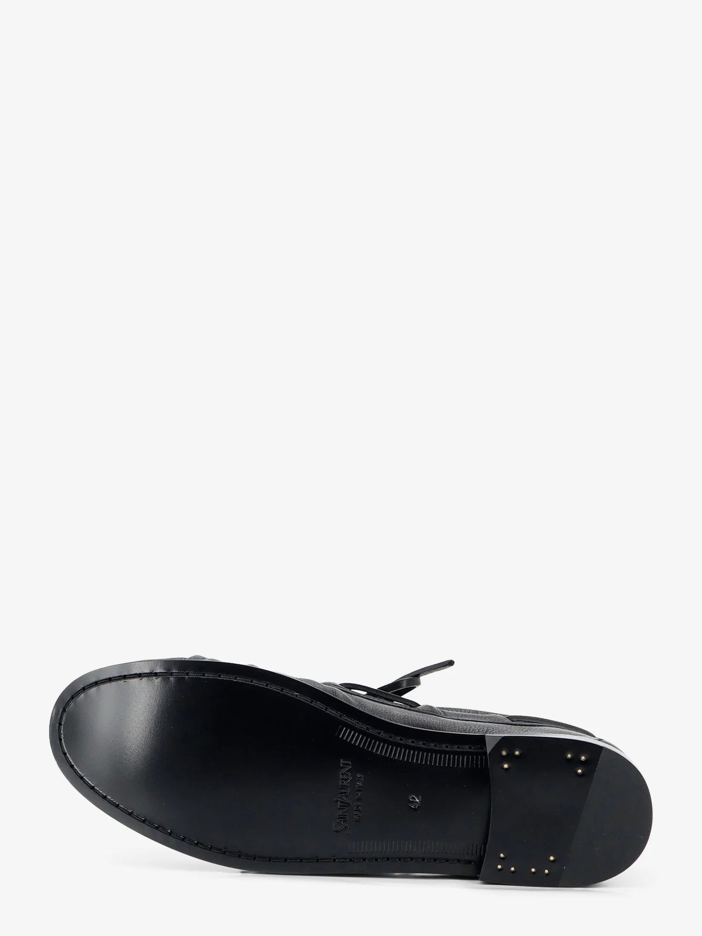SAINT LAURENT - Le Loafer Bateau leather loafers