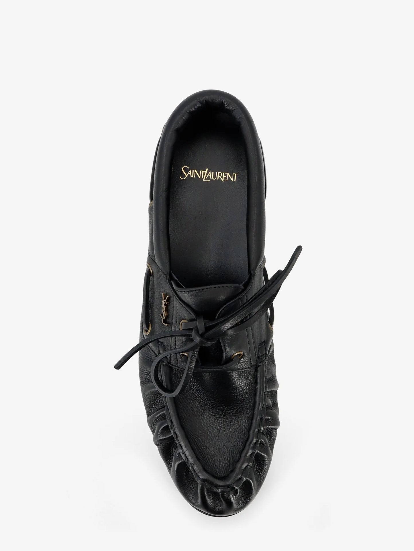 SAINT LAURENT - Le Loafer Bateau leather loafers