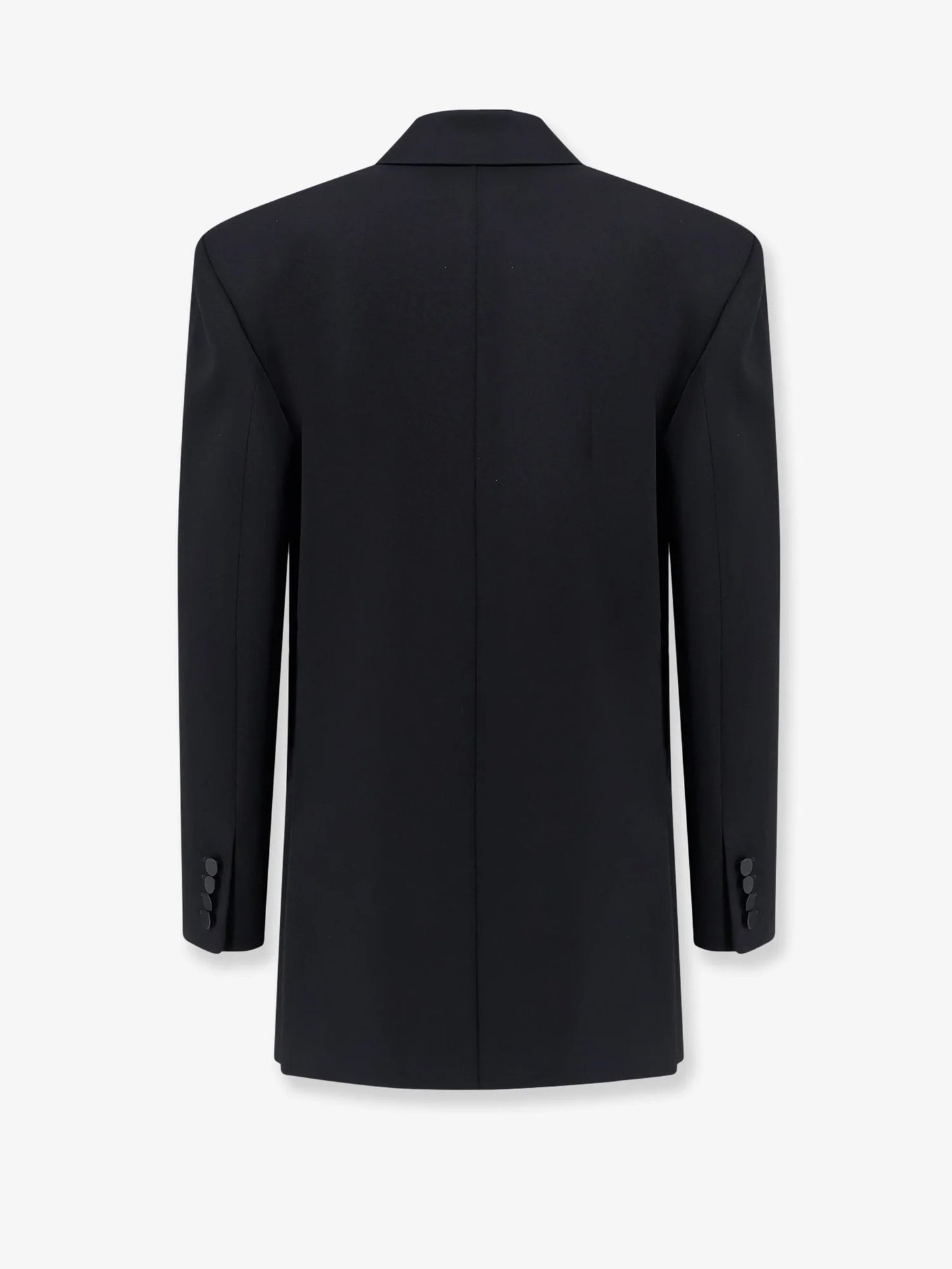 SAINT LAURENT - Wool Tuxedo Blazer with silk lining