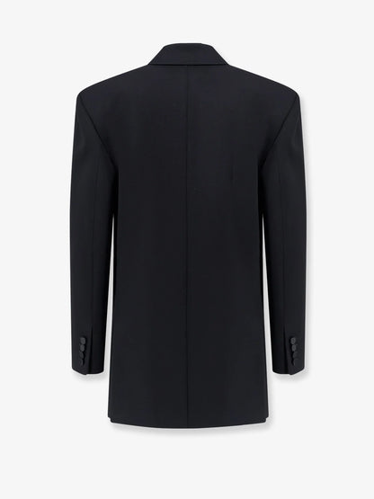 SAINT LAURENT - Wool Tuxedo Blazer with silk lining