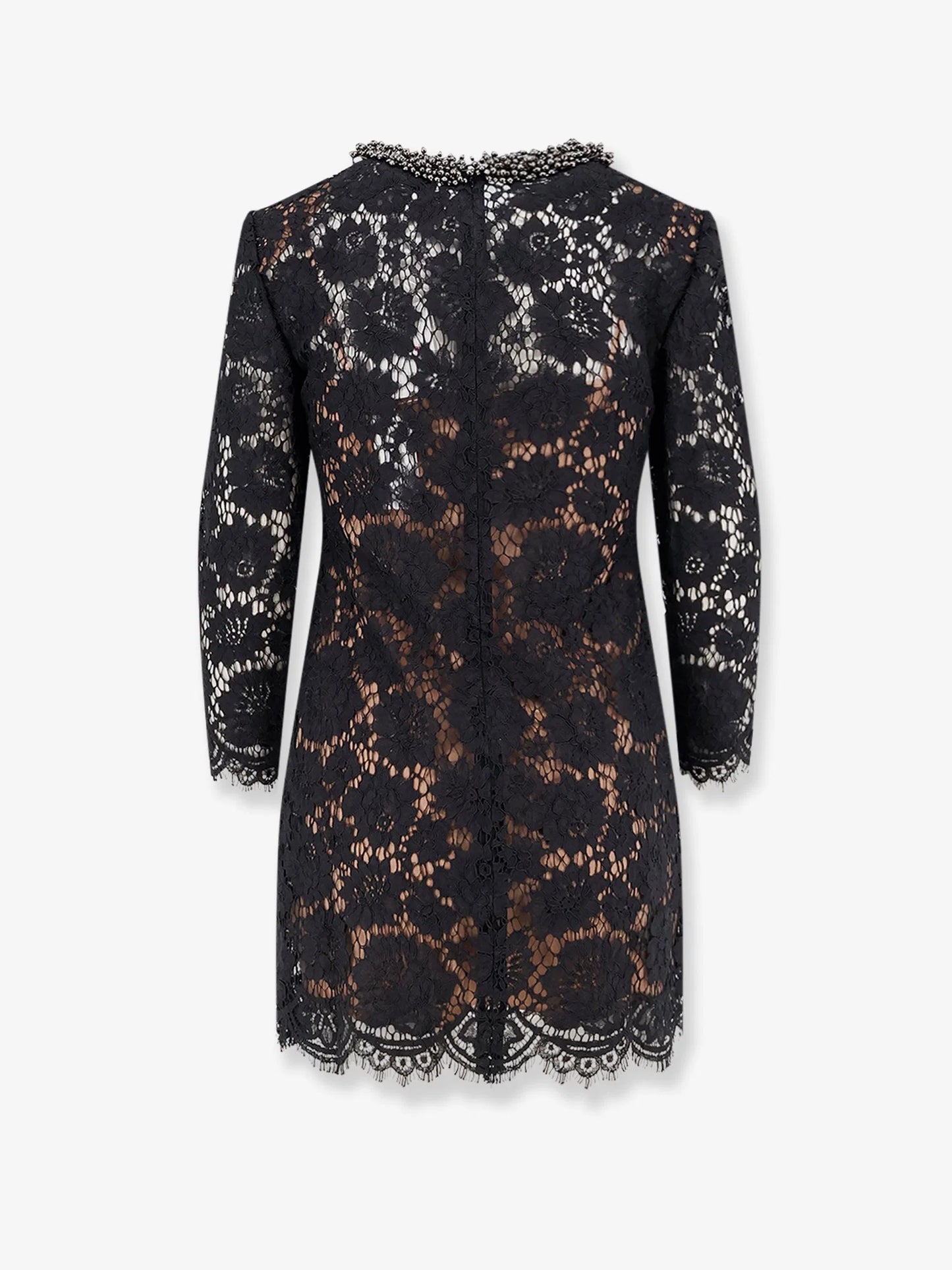 SELF PORTRAIT - Black lace mini dress