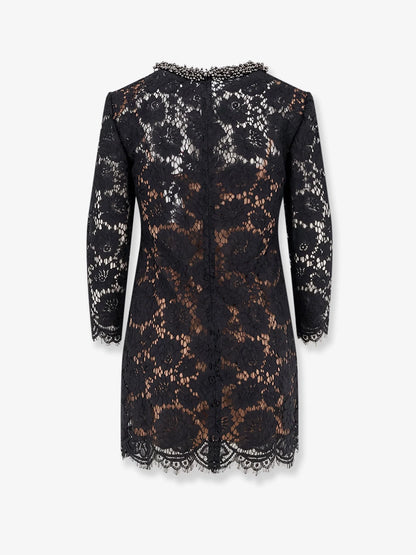 SELF PORTRAIT - Black lace mini dress