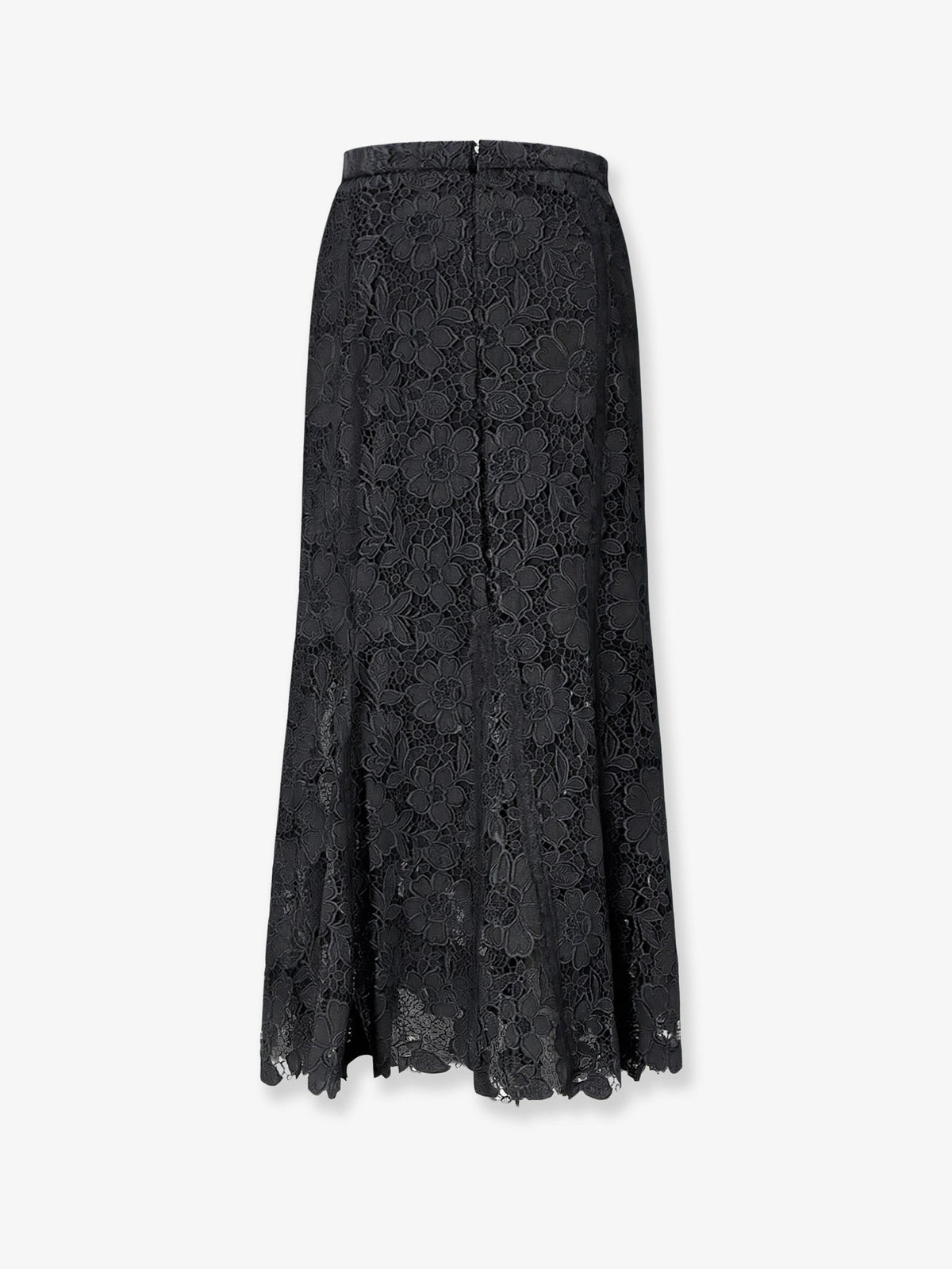Self Portrait Lace midi skirt - Black